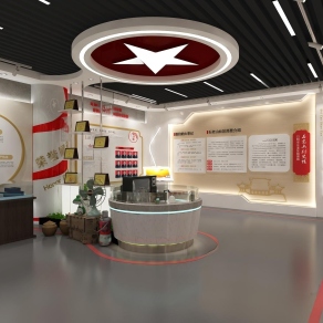 现代村史馆3D模型下载